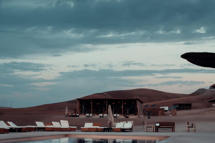 Agafay Desert Inara Camp Pool Day from Marrakech